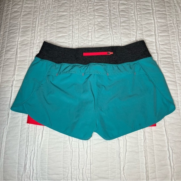 2/$30 MPG Athletic Shorts Teal, Grey with Pink Biker Short SZ M - Picture 4 of 11